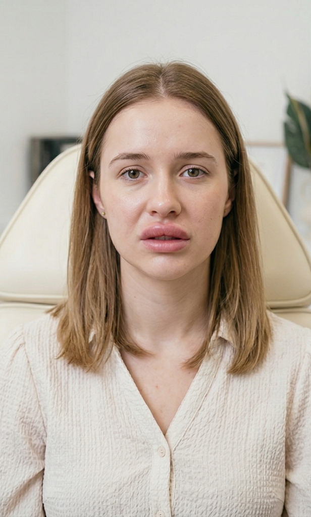 harmonia rosto preenchimento labial